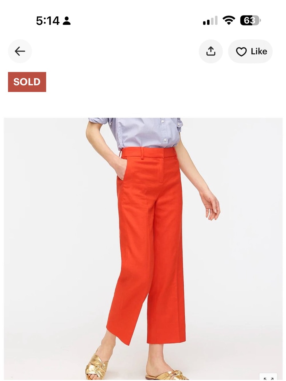 J. Crew Peyton Pant in Stretch Linen